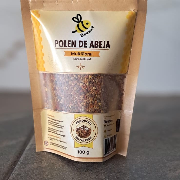 Polen de abeja Beesué producto Boyacense