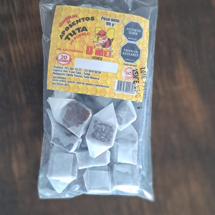 Caramelos Benny sabor a miel producto Boyacense