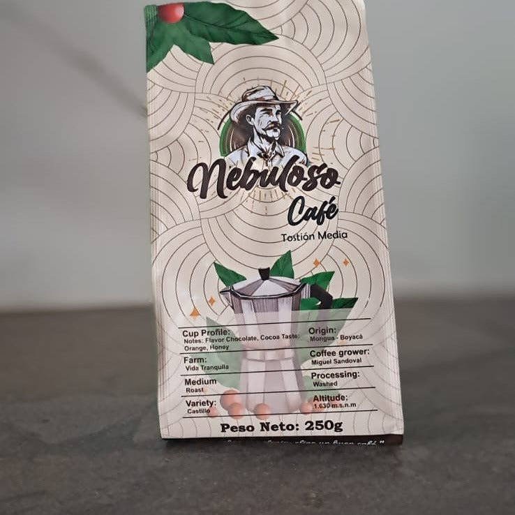 Café molido Nebulosa producto Boyacense