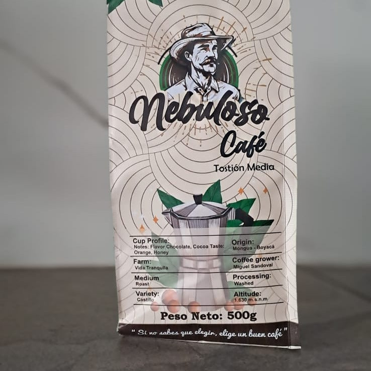 Café molido Nebulosa producto Boyacense