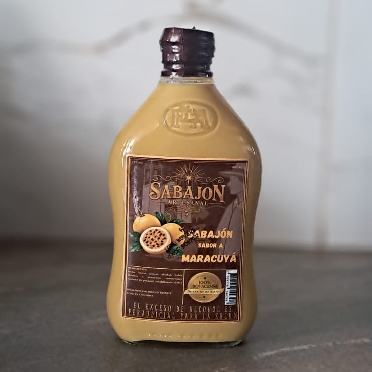 Sabajón artesanal Colombiano sabor a Maracuyá San Nicolás