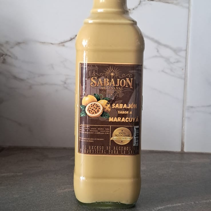 Sabajón artesanal Colombiano sabor a Maracuyá San Nicolás