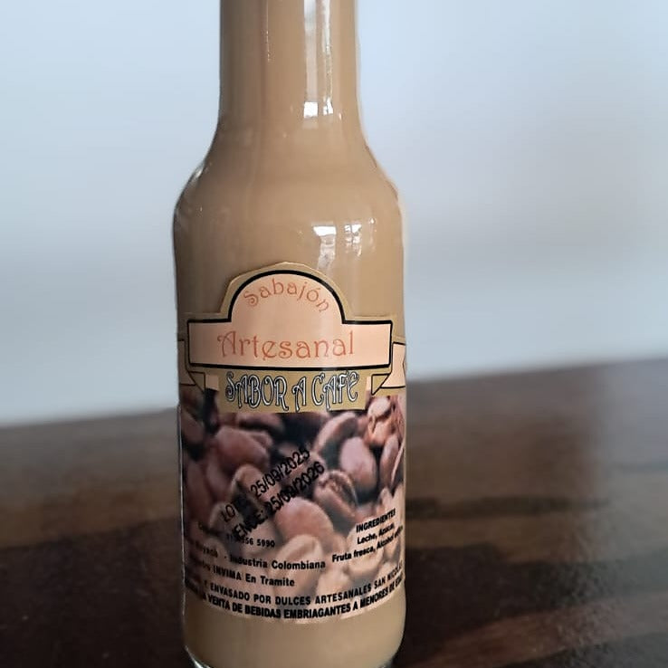 Sabajón artesanal Colombiano sabor a café San Nicolás