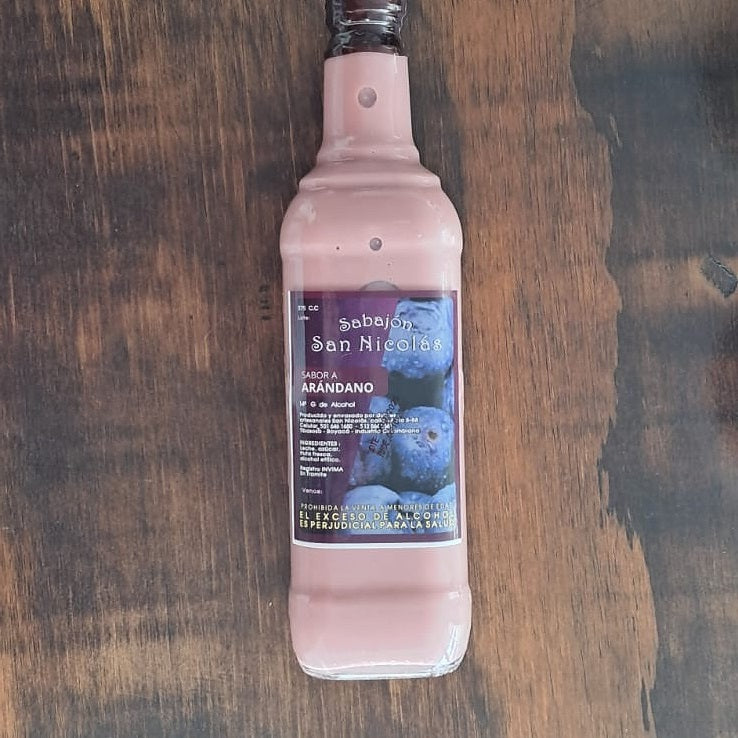 Sabajón artesanal Colombiano sabor arándano San Nicolás
